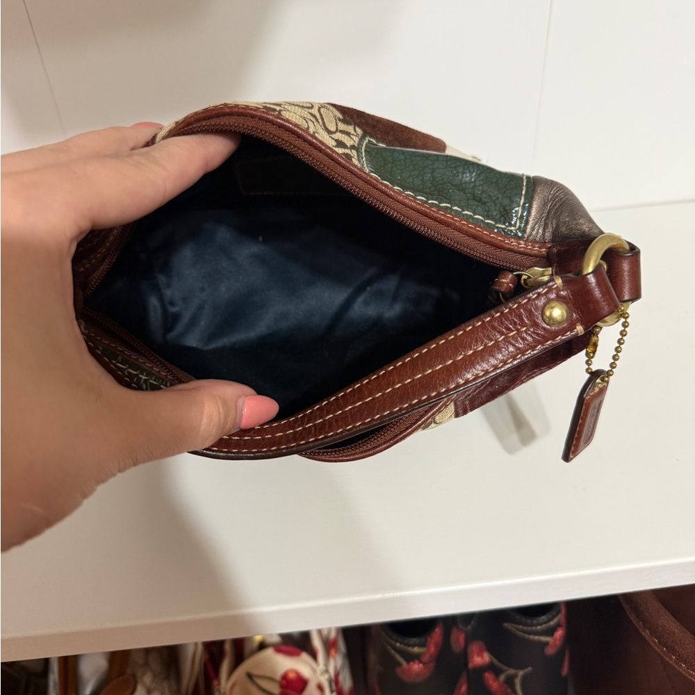 Coach Patchwork Baguette Pouch - image 7